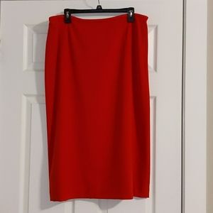 Red skirt Preston and York. Size 14